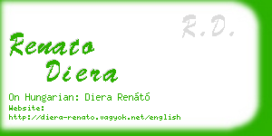 renato diera business card
